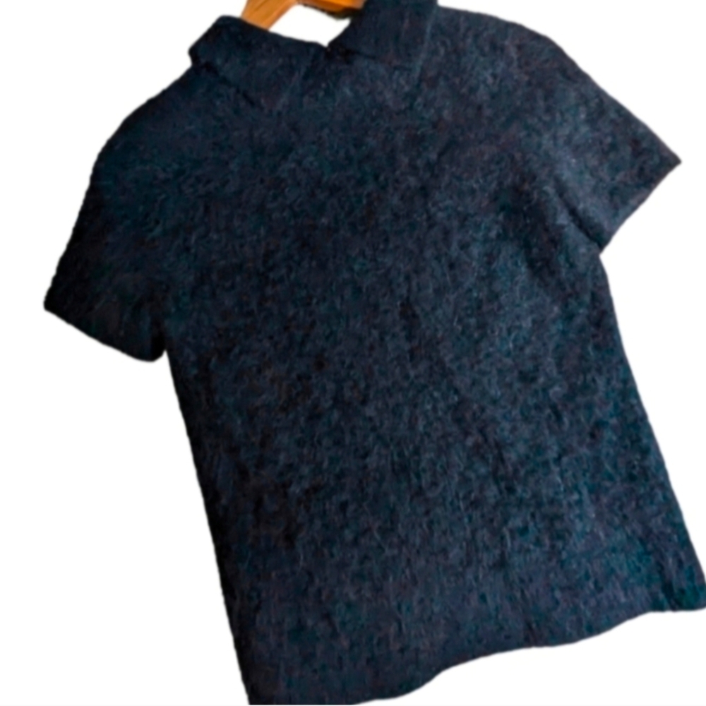 Tommy Hilfiger Alpaca polo sweater shirt - Picture 4 of 4